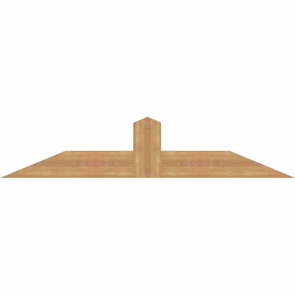 Ekena Millwork Portland Smooth Timber Gable Bracket, Western Red Cedar, 60"W x 12"H x 3 1/2"D x 5 1/2"F, 5/12 Pitch GBW060X12X0406POR00SWR - main